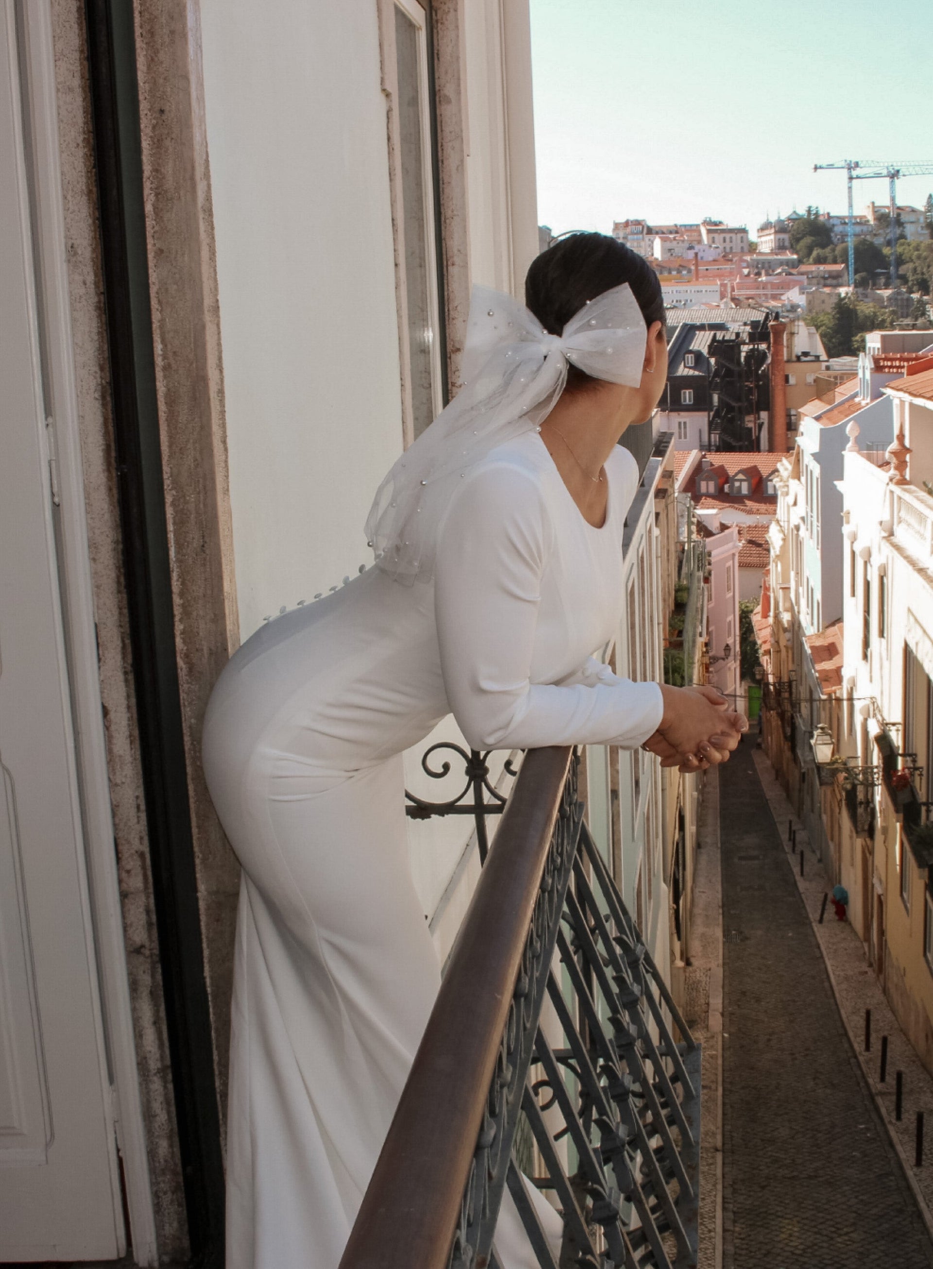 Chloe: Modern A-line Bridal Gown - Velo Bianco