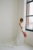 Rosa Crepe Bridal Gown - Velo Bianco