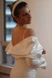 Bridal Satin Wrap - Velo Bianco