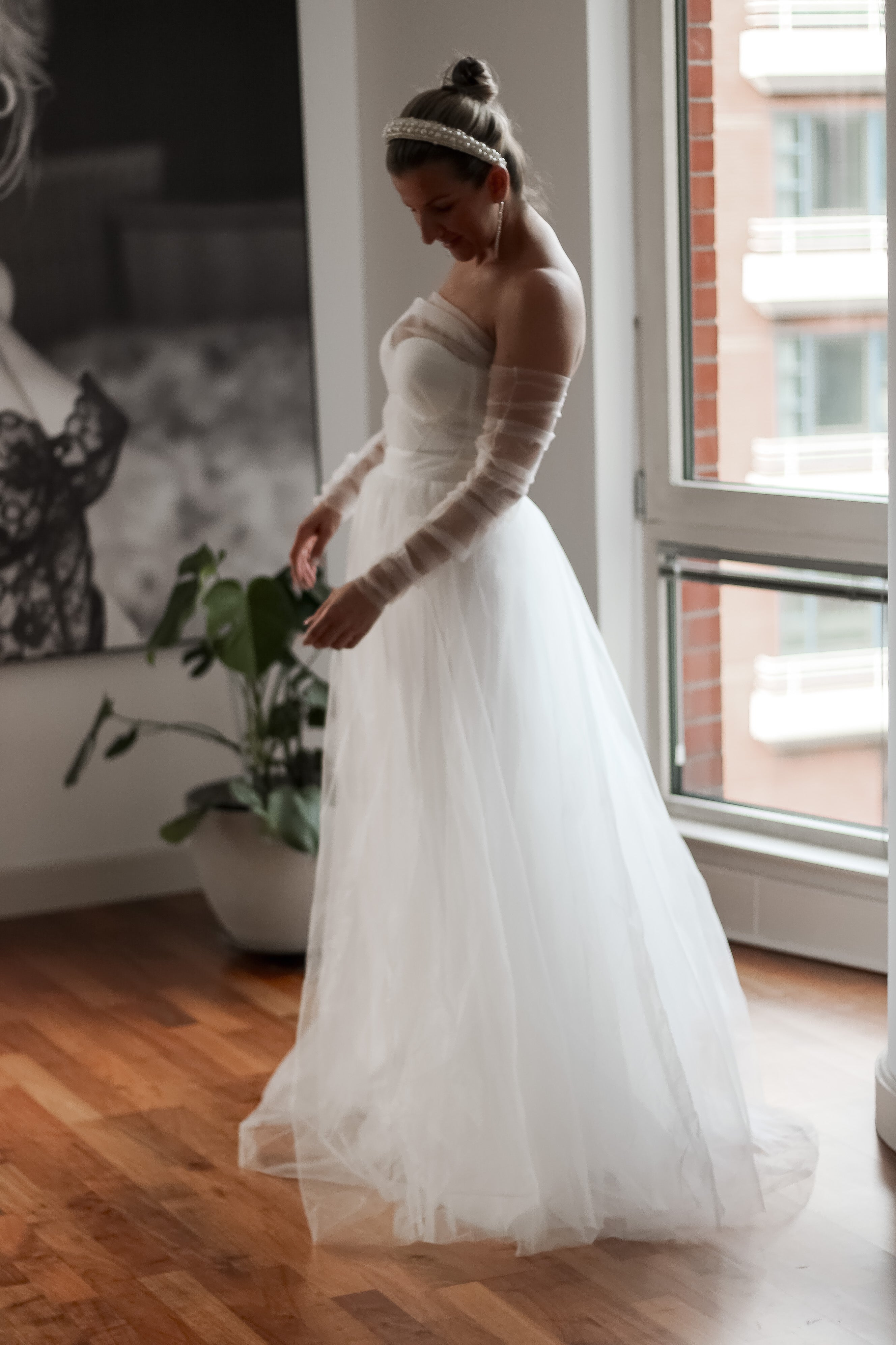 Bridal Overskirt - Velo Bianco