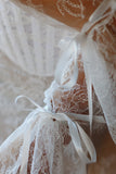 French Lace Frilly Bridal Sleeves