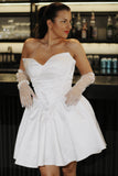 Try at Home - Lola Mini Satin Wedding Dress