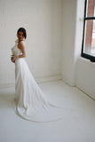 Rosa Crepe Bridal Gown - Velo Bianco