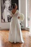Daphne Satin Wedding Dress - Velo Bianco