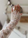 Detachable Lace Sleeves - Velo Bianco