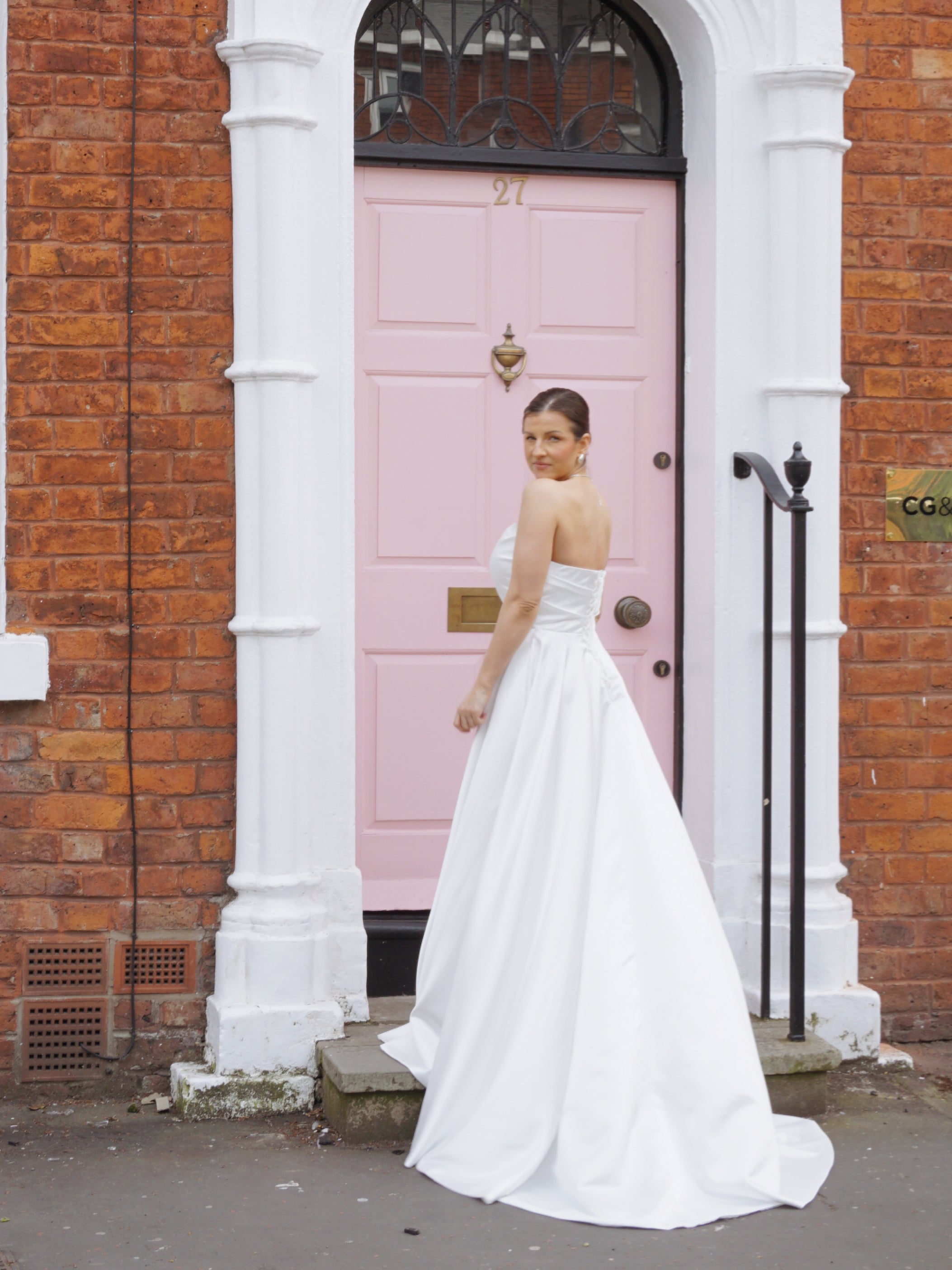 Margot Square Corset Wedding Dress - Velo Bianco
