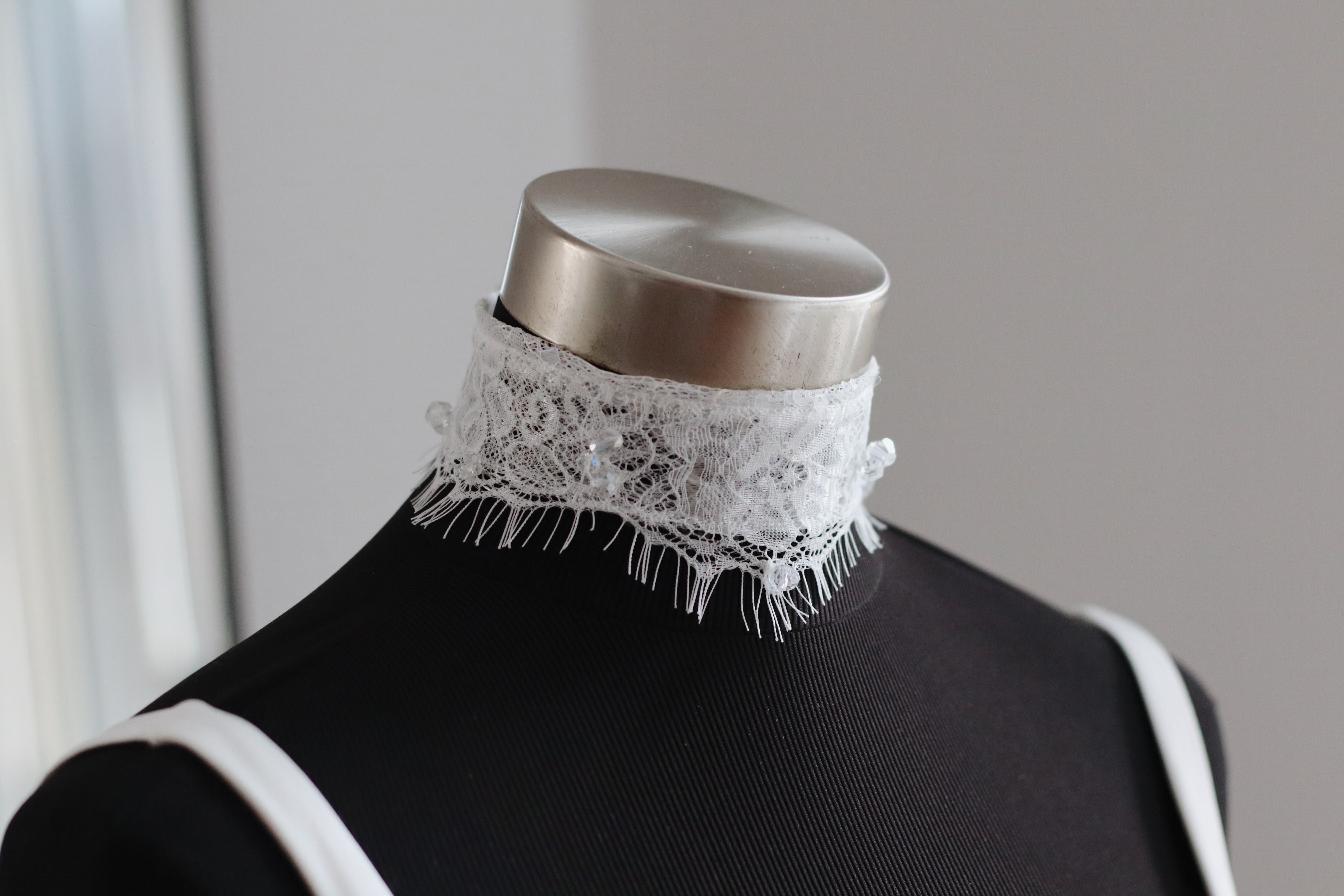 Lace Sparkly Bridal Choker