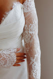 May ~ Elegant Lace Detail Wedding Dress