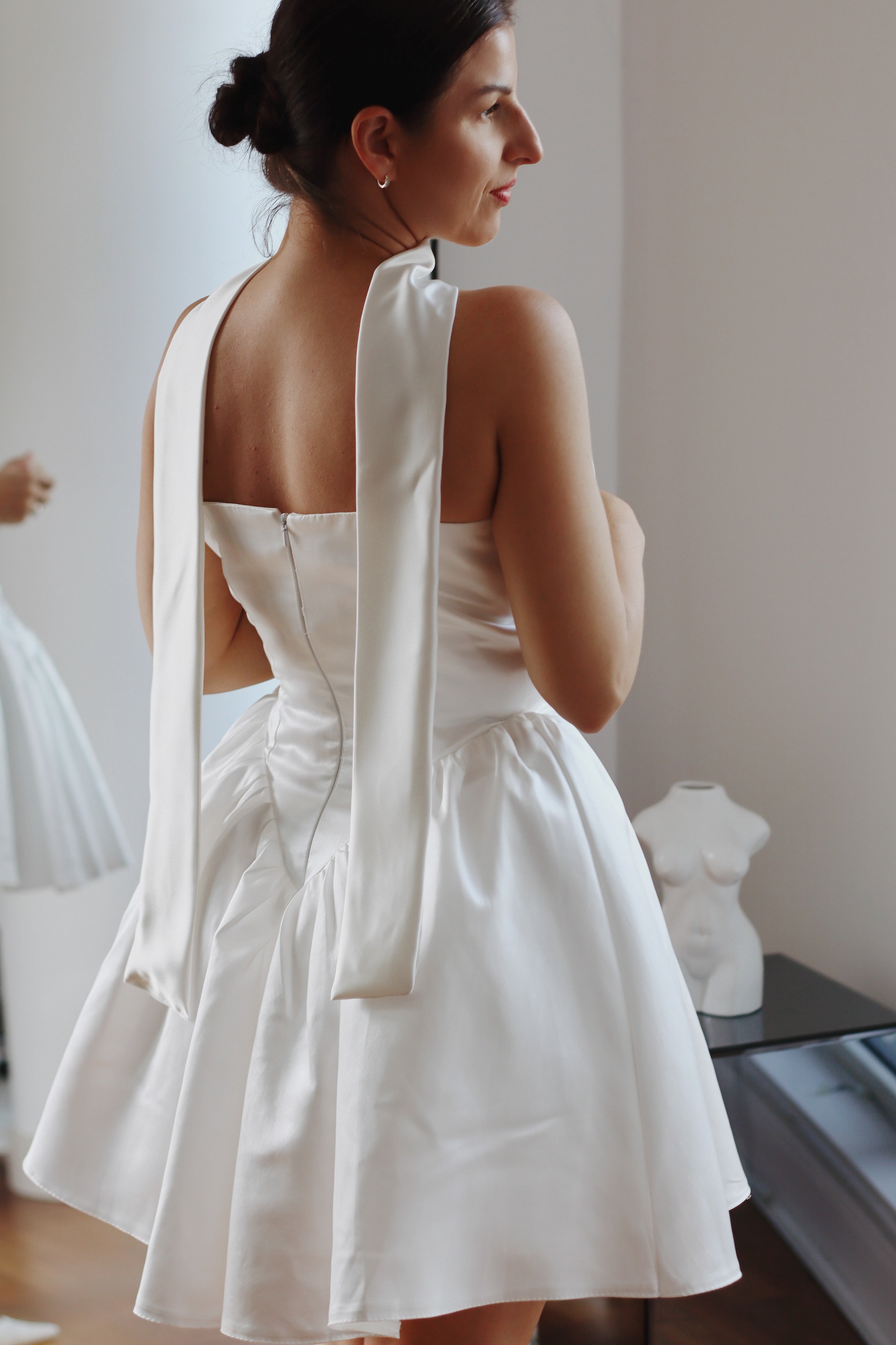Luxury Satin Wedding Scarf