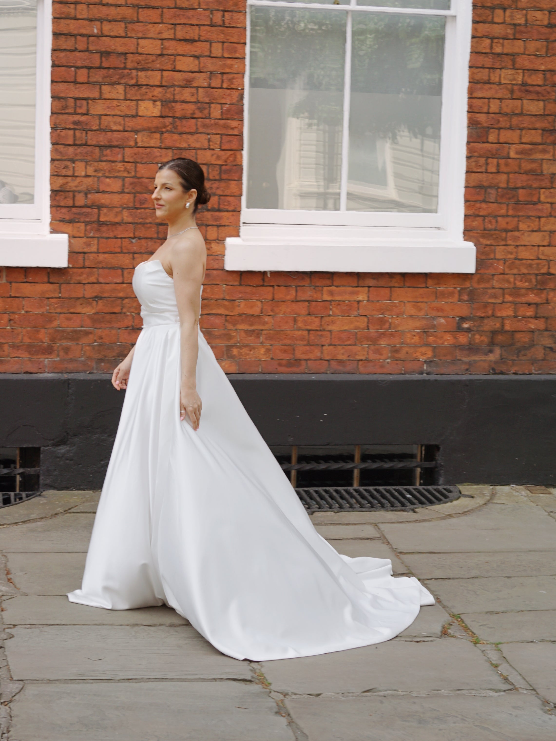 Margot Square Corset Wedding Dress - Velo Bianco
