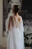 Sample Pearl Wedding Cape - Velo Bianco
