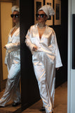 White Bridal Pyjamas Set - Velo Bianco