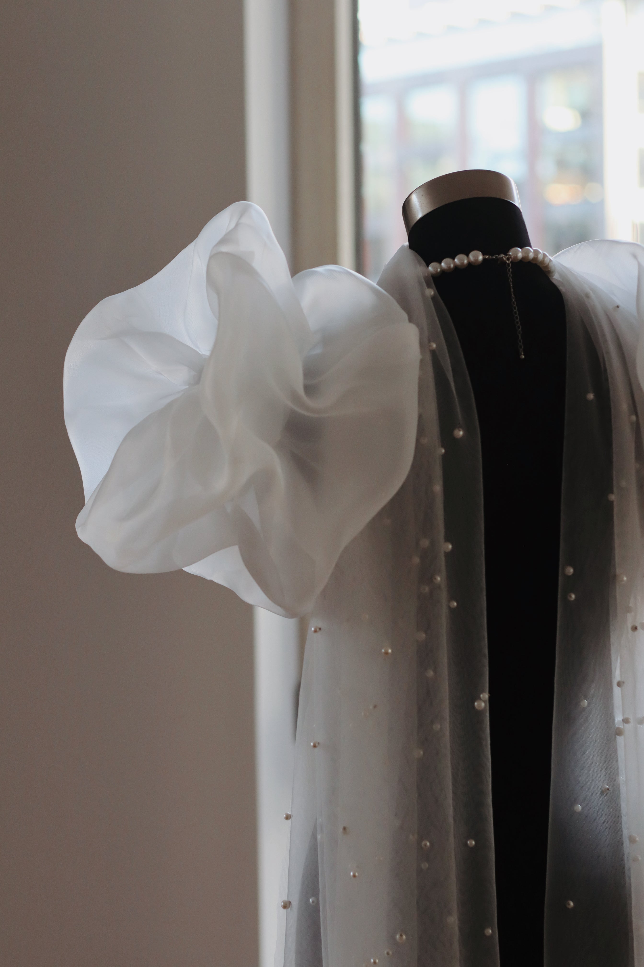 Organza Puff Wedding Sleeves