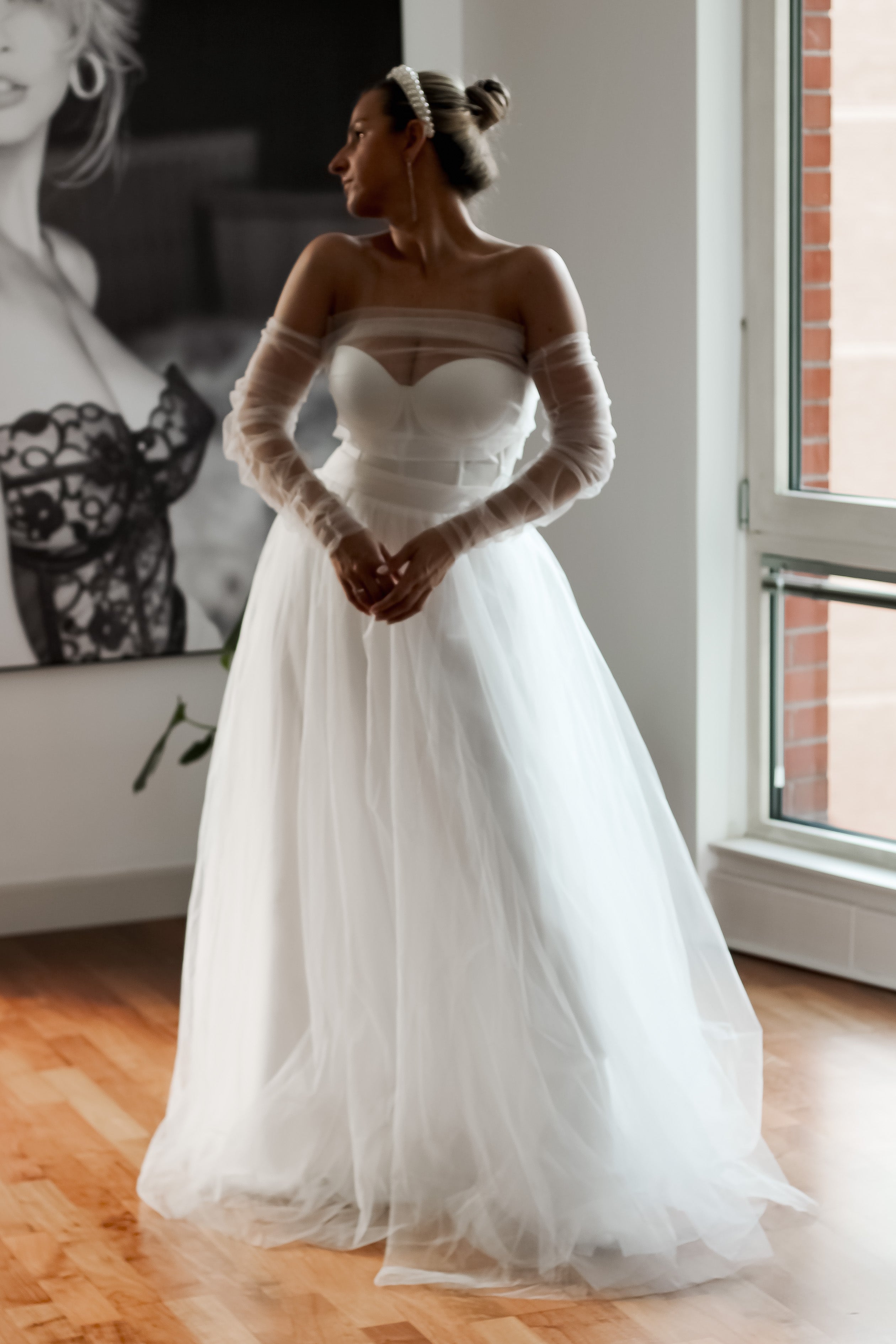 Bridal Overskirt - Velo Bianco