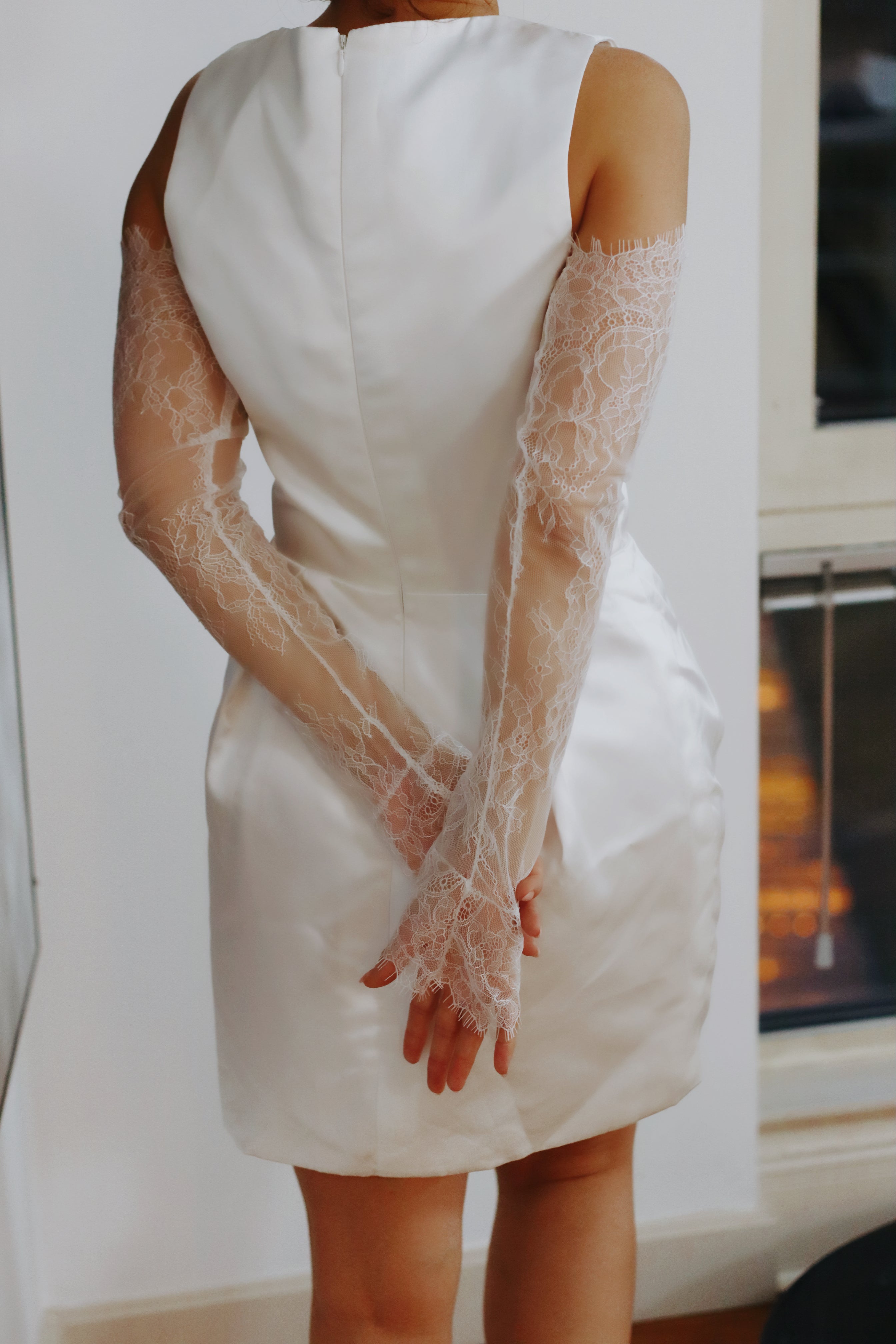 Scallop Edge Bridal Sleeves