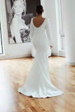 Melody Long Sleeve Wedding Dress - Velo Bianco