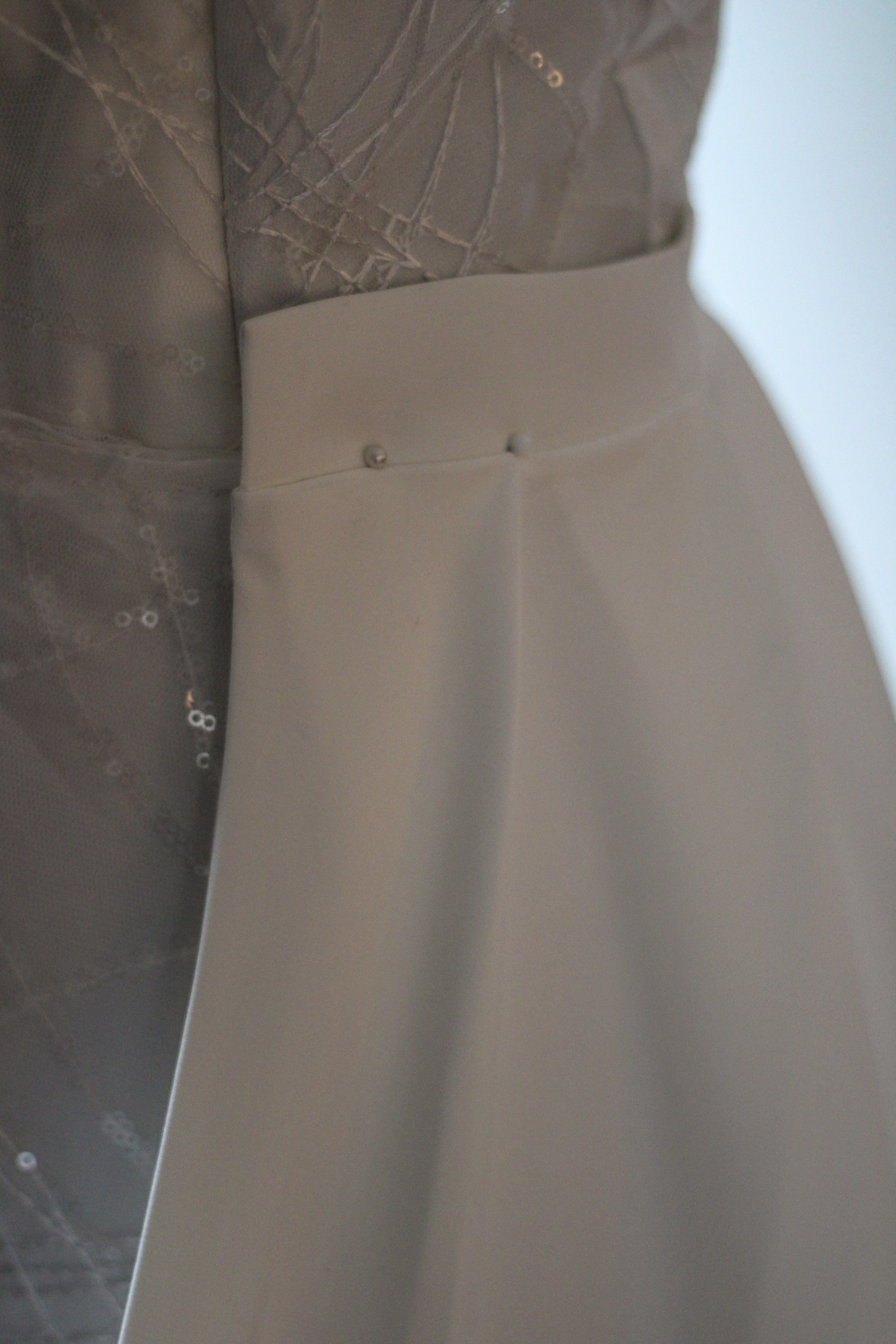 Luxury Detachable Crepe Bridal Train - Velo Bianco