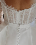 Luxury Bridal Mikado Overskirt