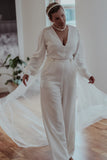 Detachable Bridal Train - Velo Bianco