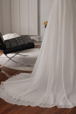 Deatchable Bridal Chiffon Overskirt - Velo Bianco