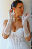 Scallop Edge Lace Wedding Sleeves