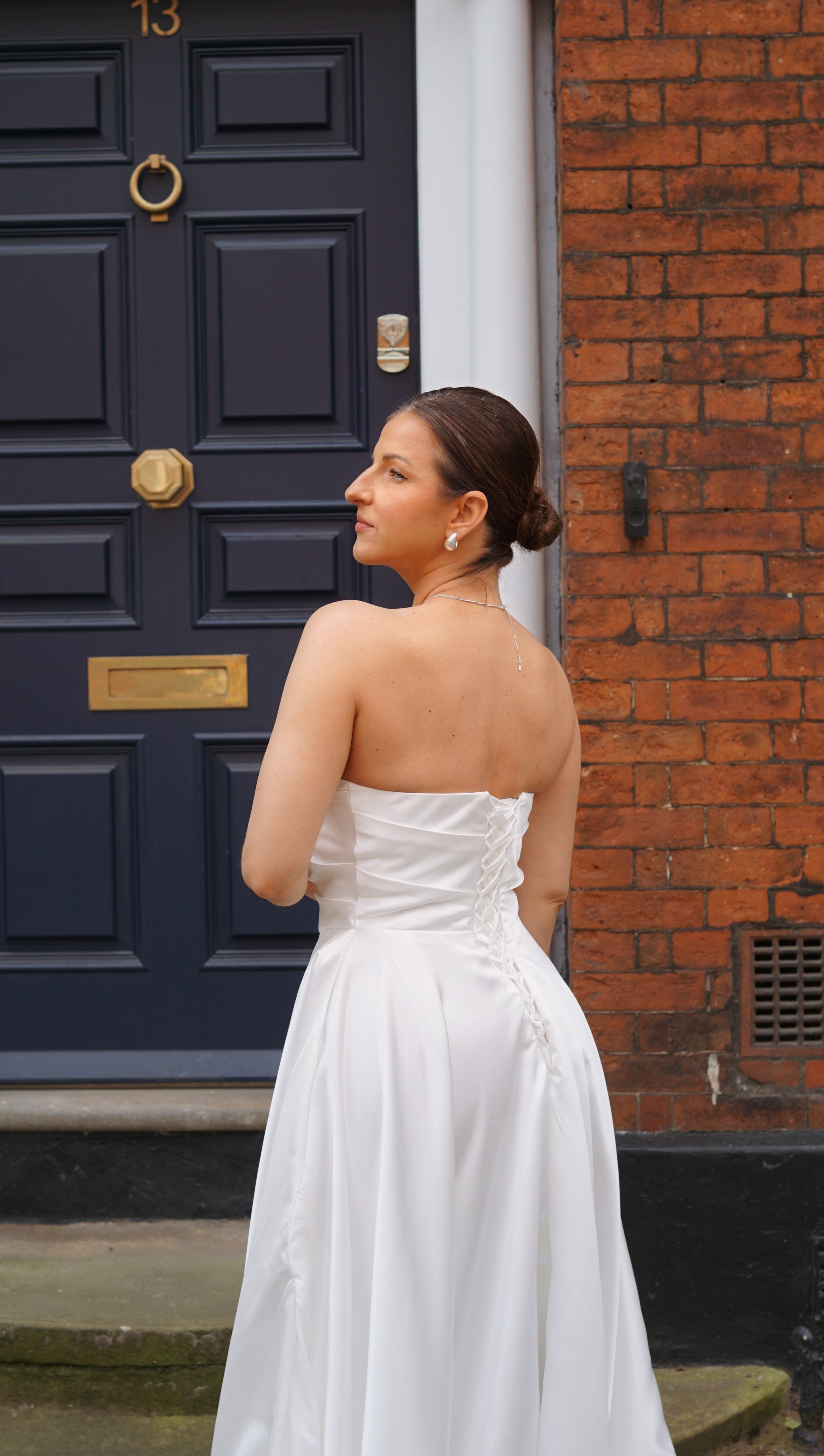 Margot Square Corset Wedding Dress - Velo Bianco