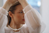 Polka Bridal Top - Velo Bianco