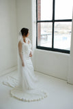 Luxury Handmade Rose Wedding Veil - Velo Bianco