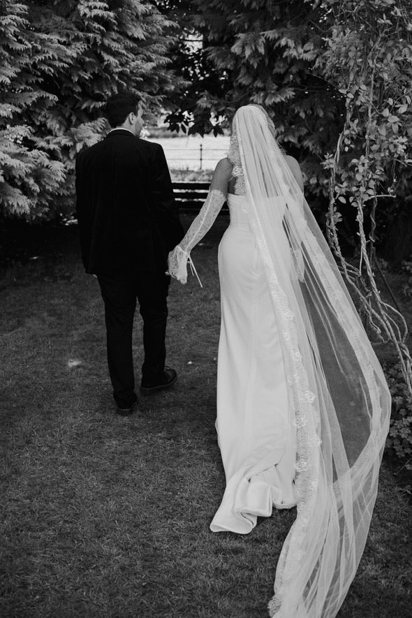 French Lace Frilly Bridal Sleeves