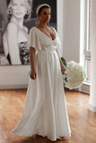 Daphne Satin Wedding Dress - Velo Bianco