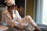 White Bridal Pyjamas Set - Velo Bianco