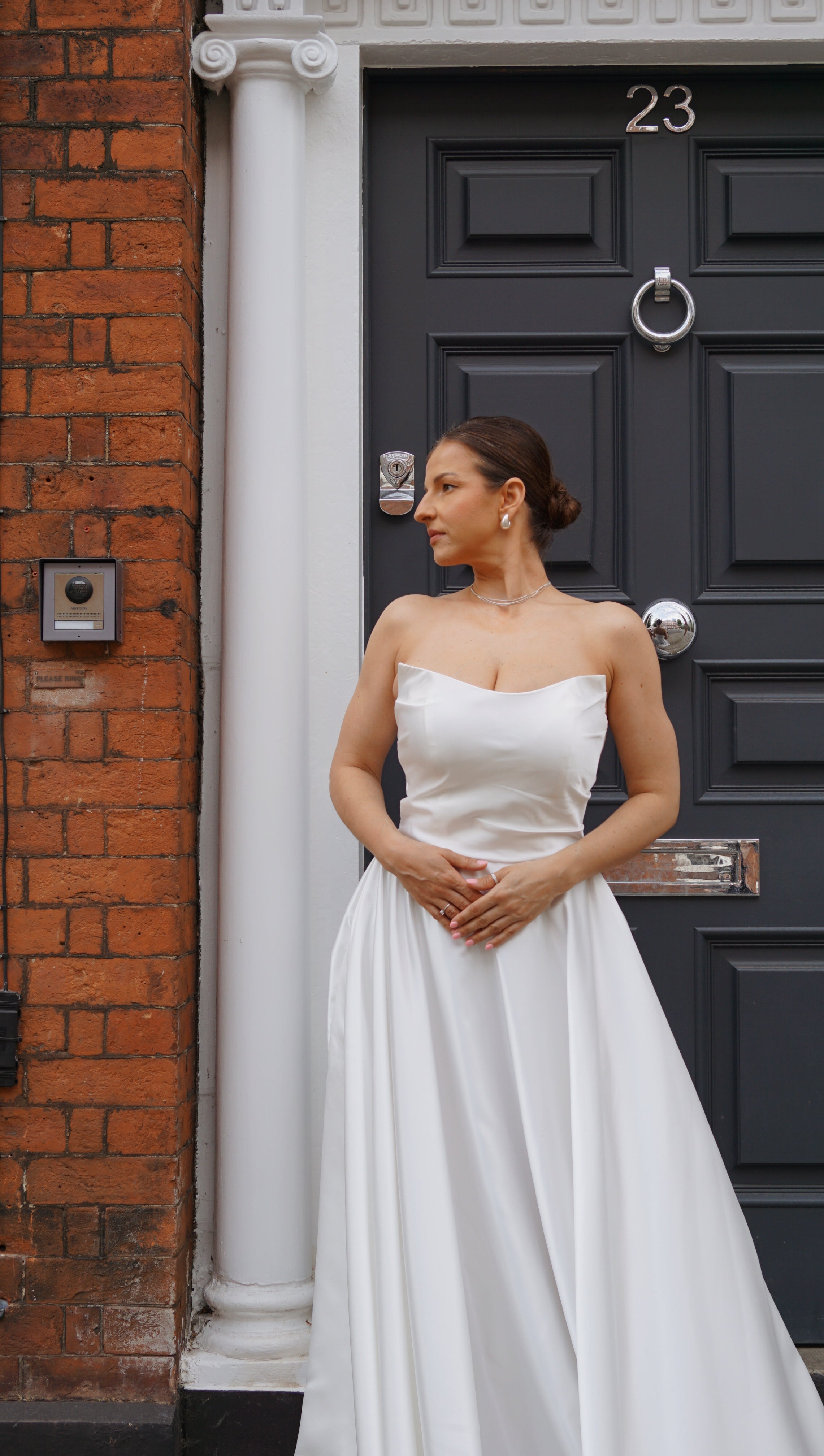 Margot Square Corset Wedding Dress - Velo Bianco
