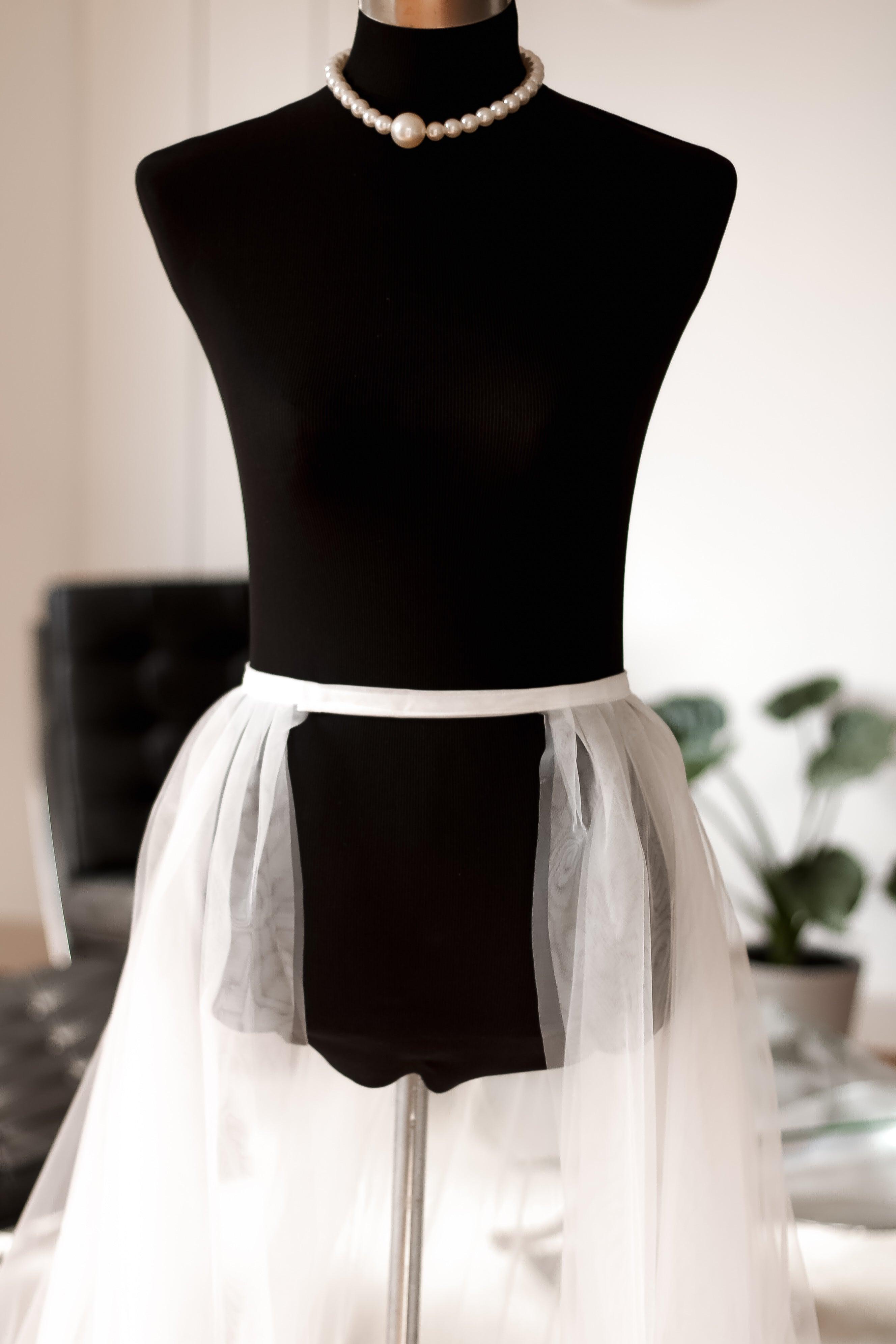 Bridal overskirt