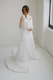 Rosa Crepe Bridal Gown - Velo Bianco