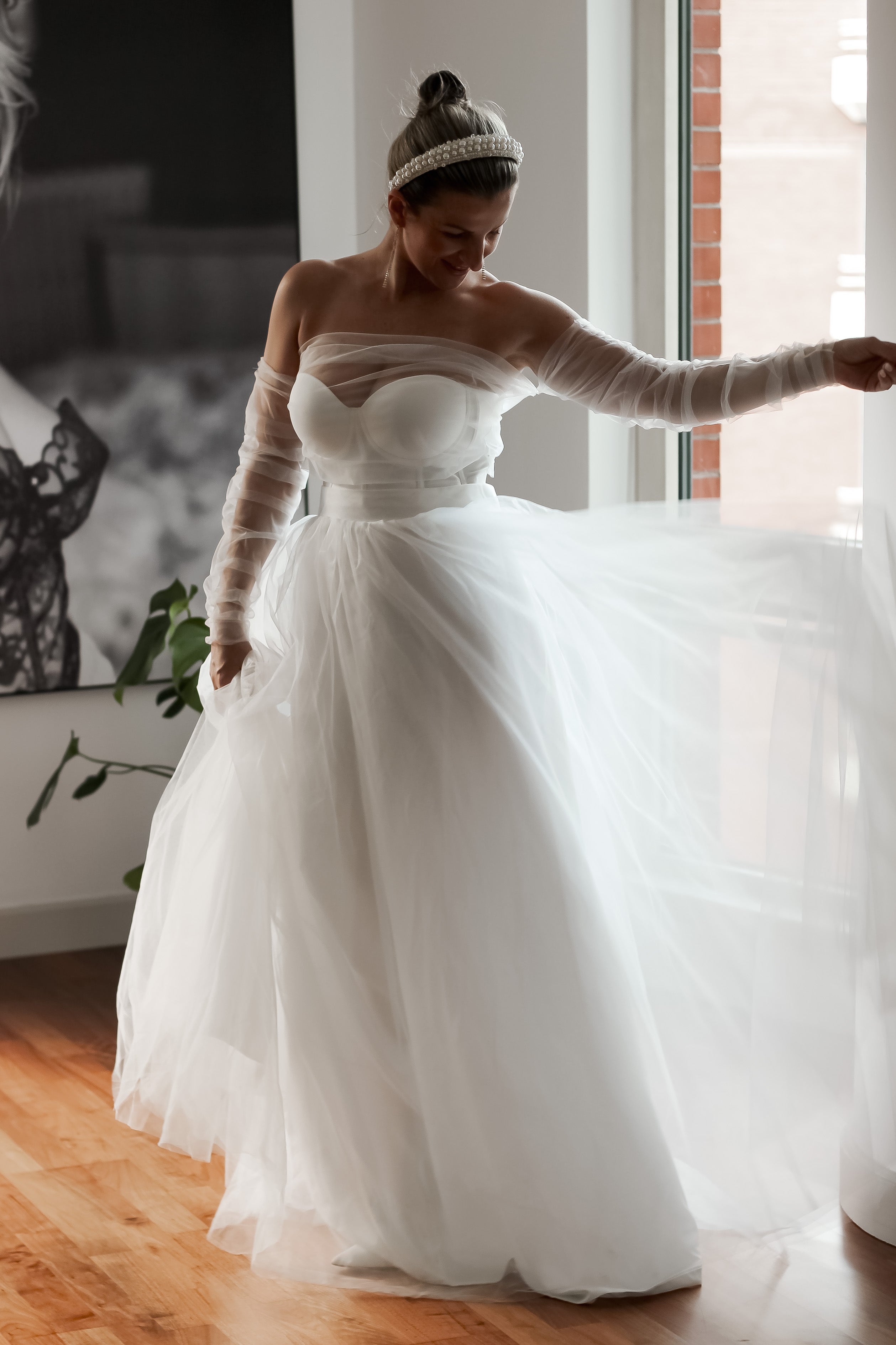 Bridal Overskirt - Velo Bianco