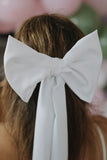 Crepe Hair Bow - Velo Bianco