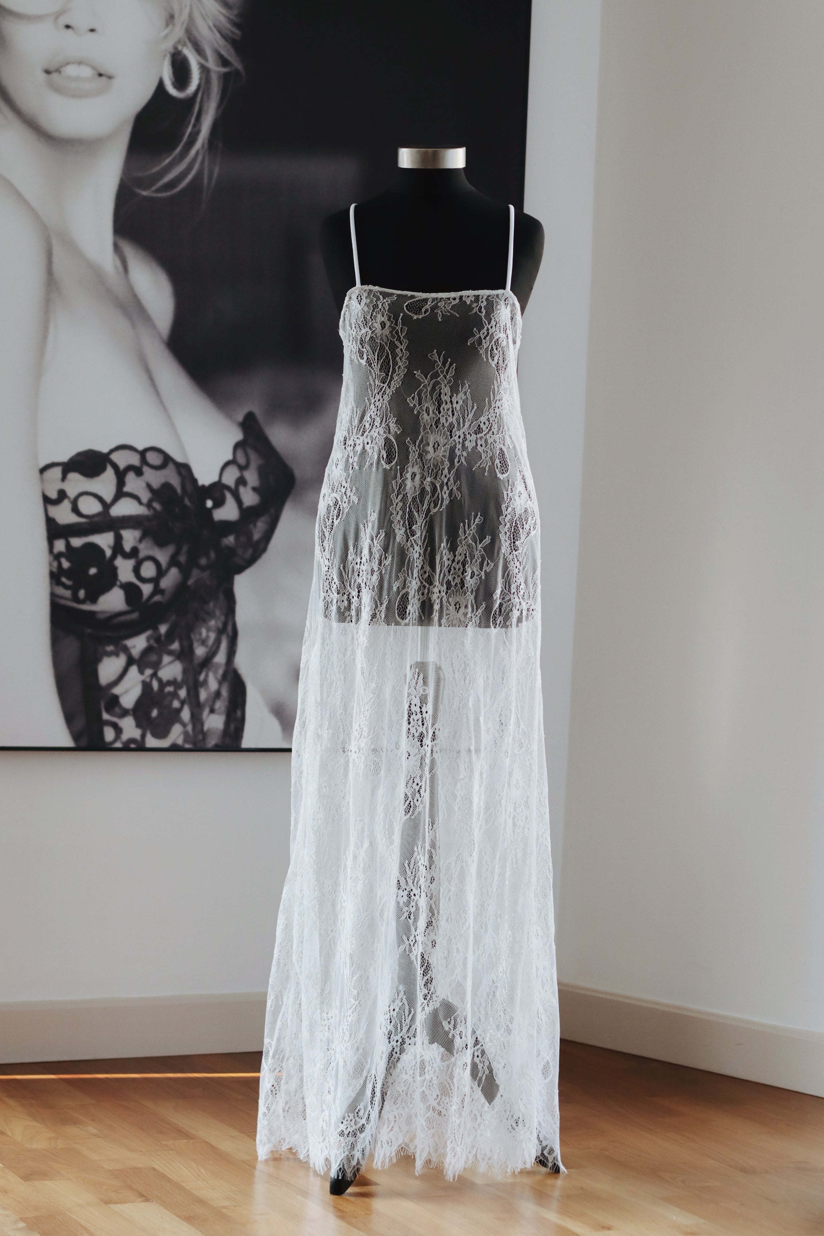 Lace Slip Maxi Dress