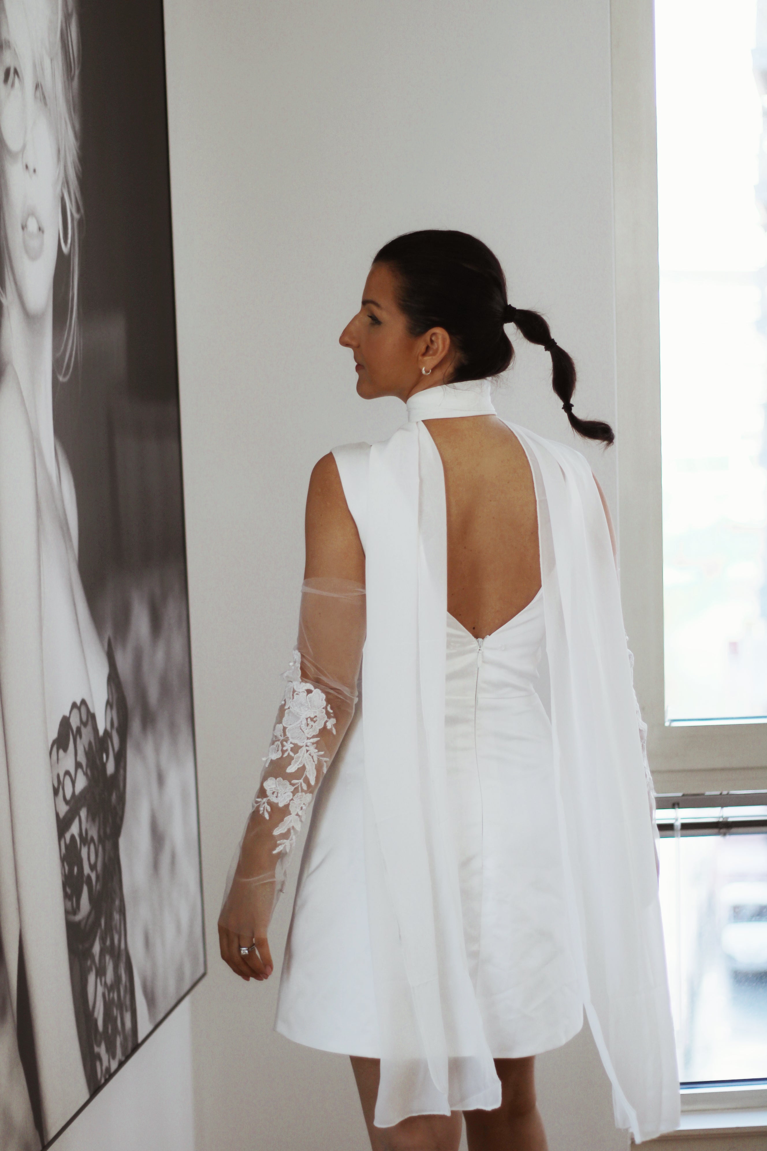 Chiffon Bridal Necktie
