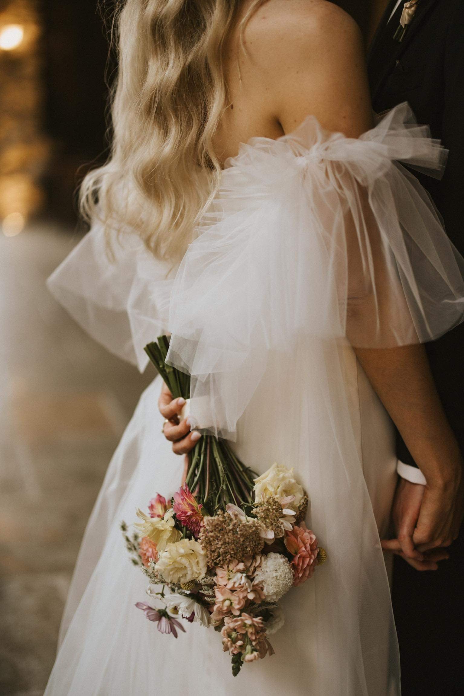 Luxury Tulle Wedding Cape