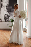 Daphne Satin Wedding Dress - Velo Bianco