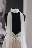 Luxury Chiffon Bridal Scarf