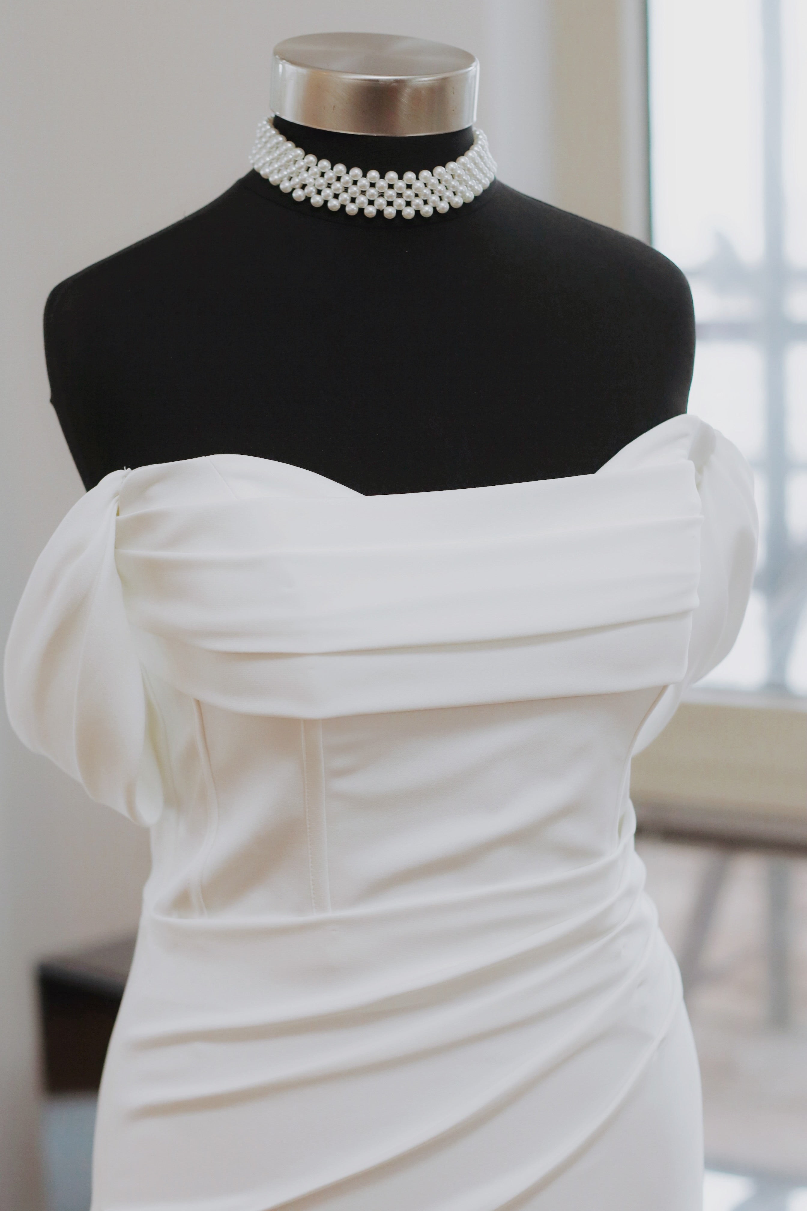 Orla ~ Luxury Crepe Wedding Dress