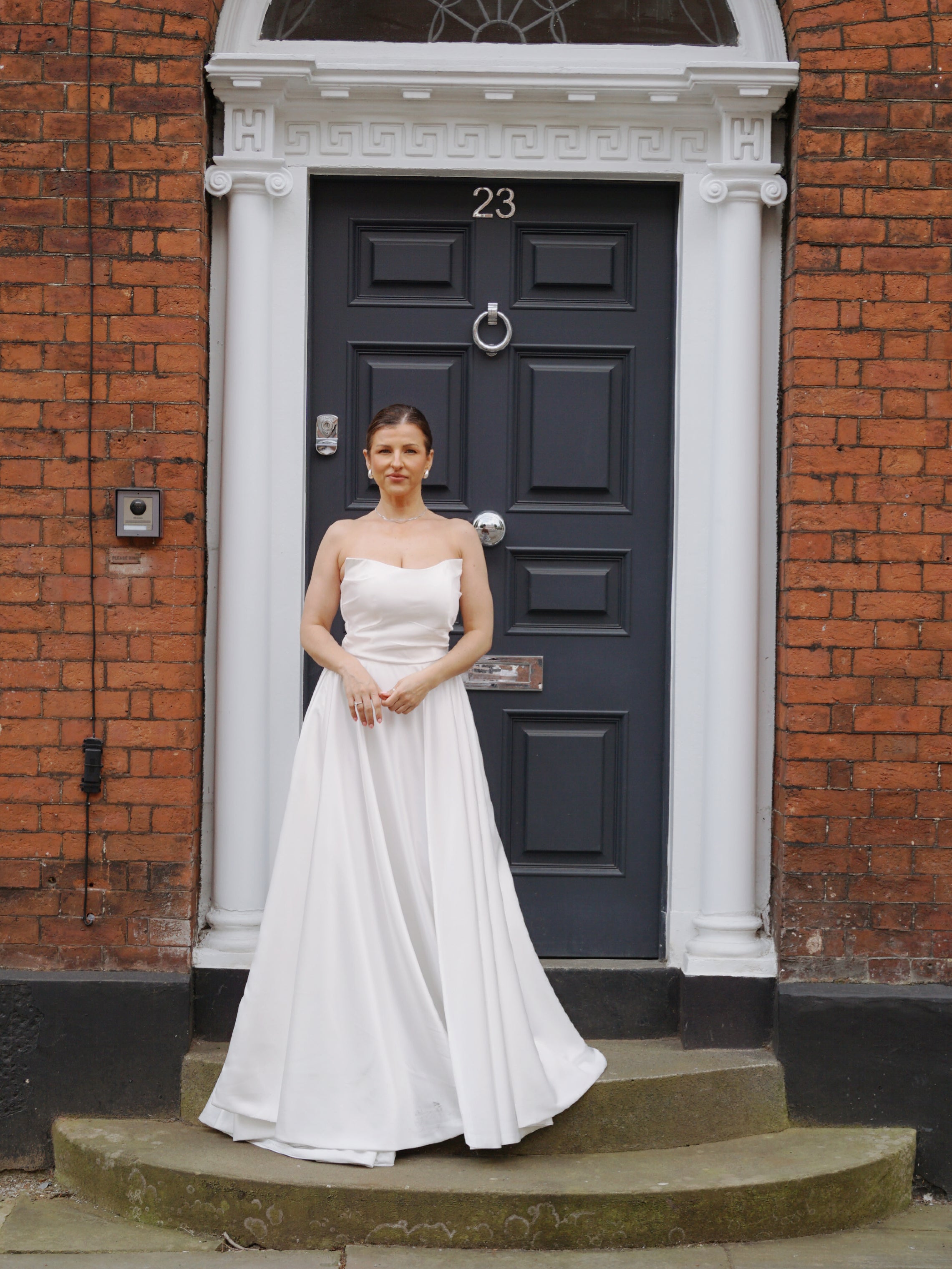 Margot Square Corset Wedding Dress - Velo Bianco