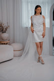 Bridal Tulle Cape