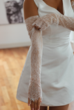 Luxe Chantilly Lace Wedding Sleeves