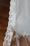 Chantilly Lace Cathedral Wedding Veil