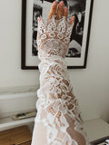 Detachable Lace Sleeves - Velo Bianco