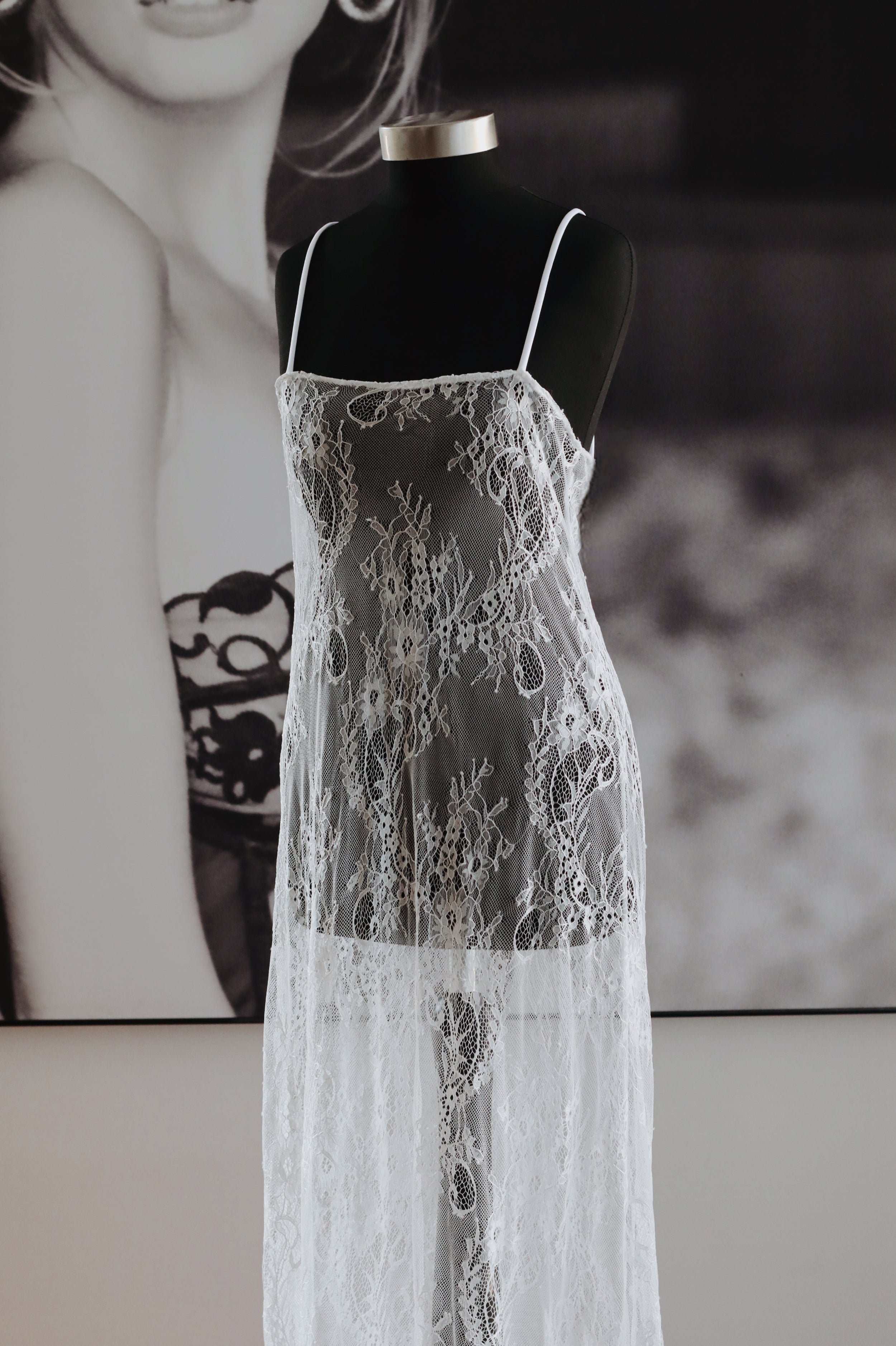 Lace Slip Maxi Dress