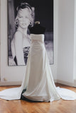 Rose Square Neckline Bridal Dress