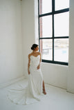 Rose Crepe Bridal Gown - Velo Bianco